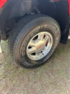 Red GMC Wheel