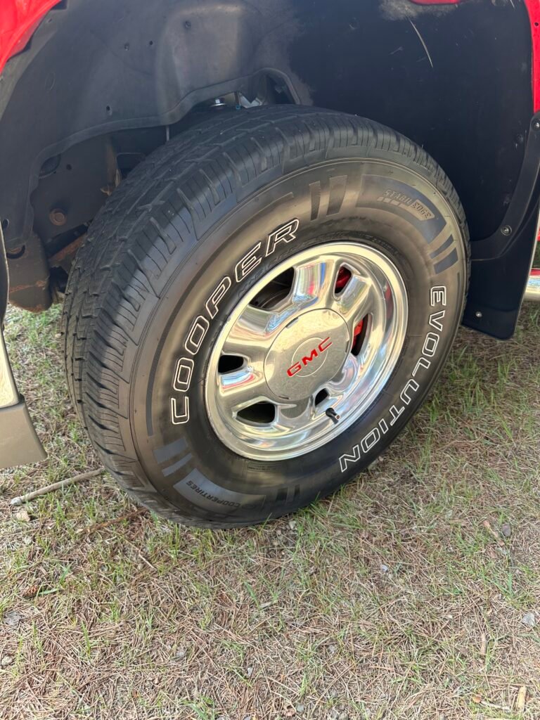 Red GMC Wheel