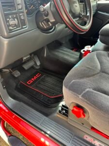 Red GMC floor